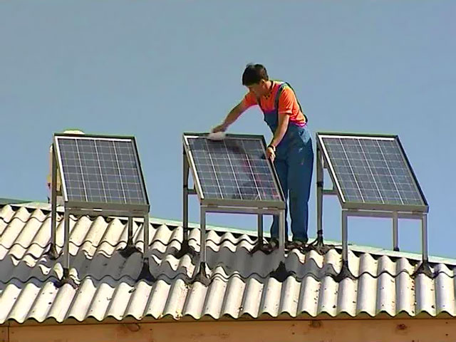 Солнечные батареи на крышу дома