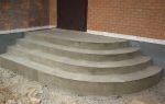 Готовые уличные бетонные ступени для крыльца — бетонная плитка и панели
